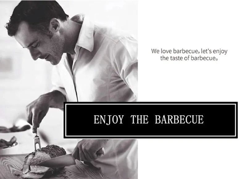 Barbecue Grill BBQ Brush Clean Tool Grill Accessories Stainless Steel Bristles