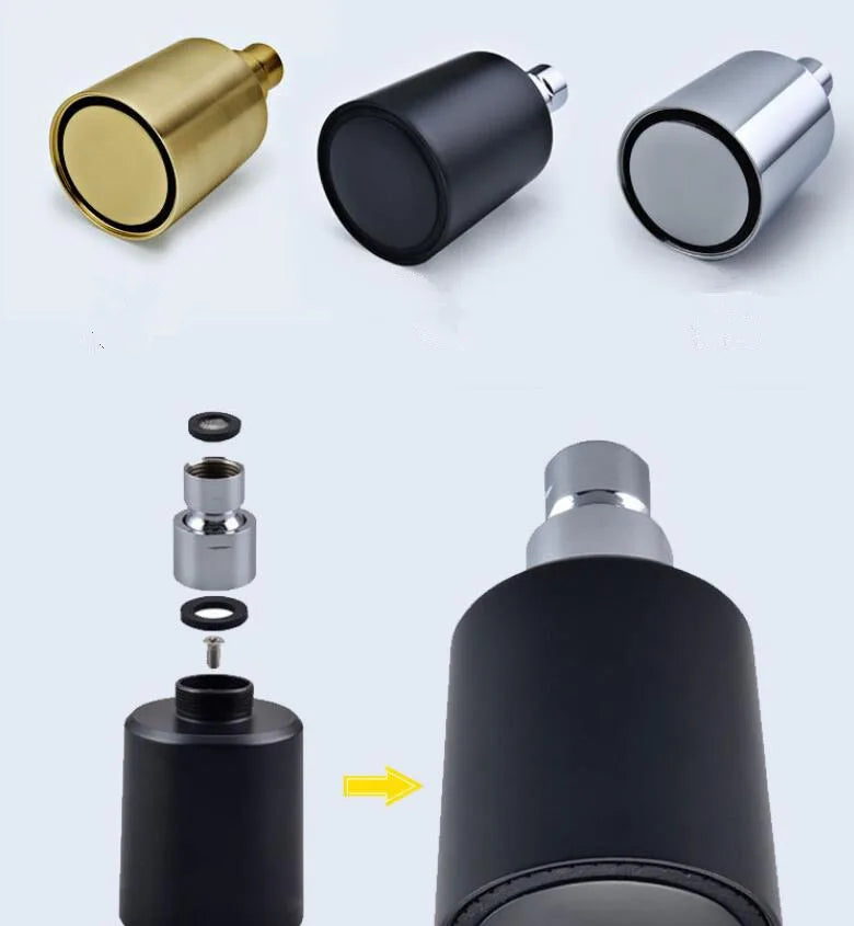 Bathroom Shower Set In Wall Brushed Gold Rainfall Shower Mixer, Cold & Hot Brass Bath and Shower Mixer Tap Brass Bathroom Faucet