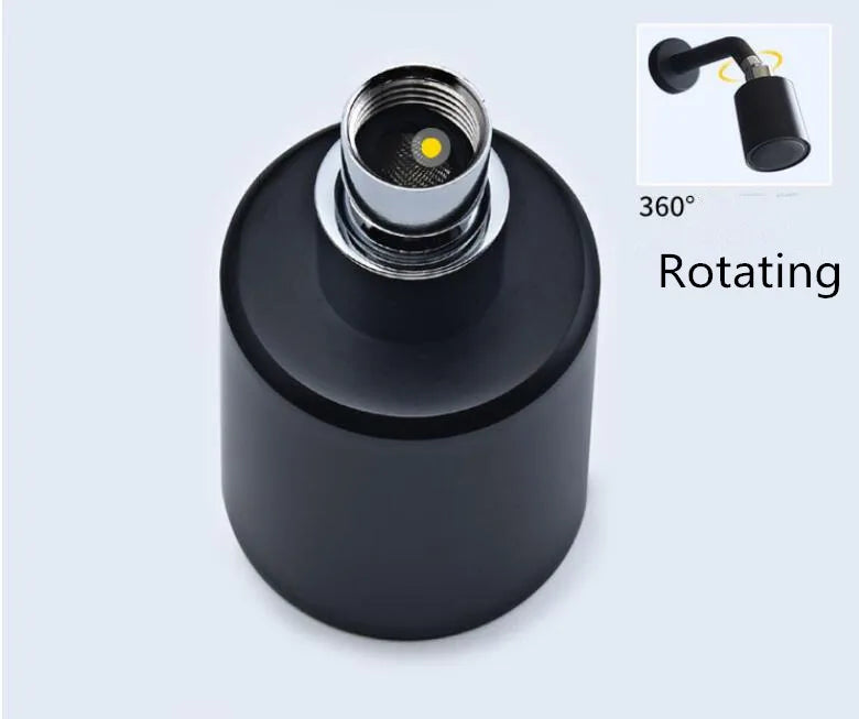 Bathroom Shower Set In Wall Brushed Gold Rainfall Shower Mixer, Cold & Hot Brass Bath and Shower Mixer Tap Brass Bathroom Faucet