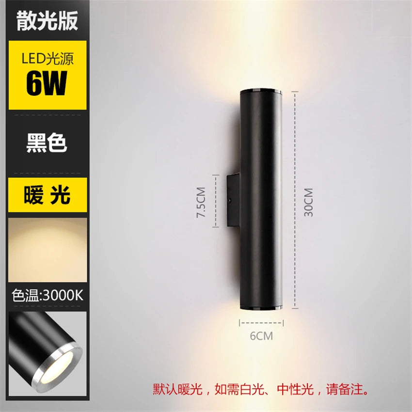 Nordic living room rose gold wall lamps luxury bedroom corridor bedside lamp bathroom mirror headlights sconces lights lighting