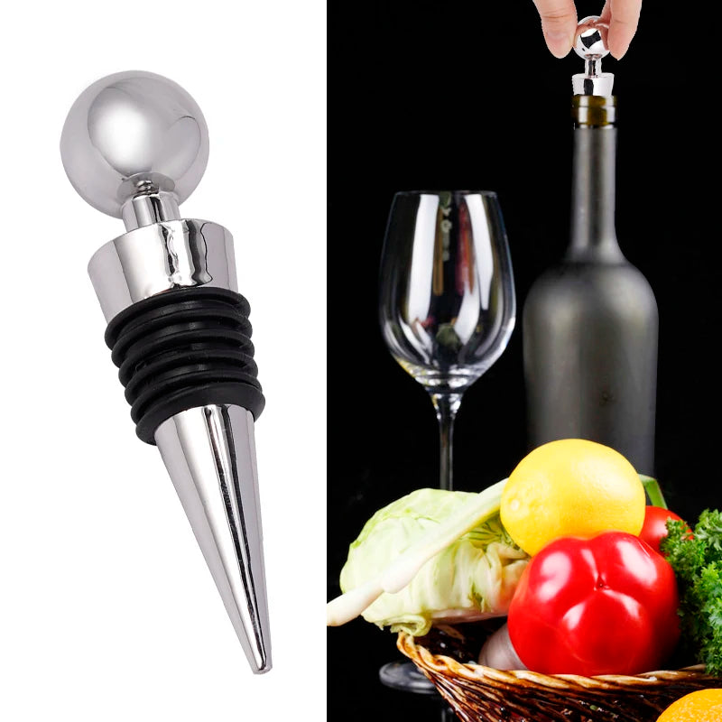 Bottle Stopper Wine Storage Twist Cap Plug Reusable Vacuum Sealed  Bottle Cap Champagne Stopper Wine Gifts Bar Tools