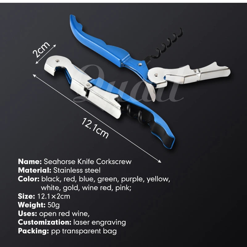 quail 1pcs red wine bottle opener,wine corkscrew,wedding bottle opener,wine opener gift ,wine knife can opener,bar opener tool