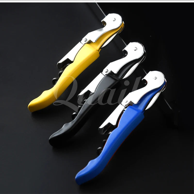 quail 1pcs red wine bottle opener,wine corkscrew,wedding bottle opener,wine opener gift ,wine knife can opener,bar opener tool