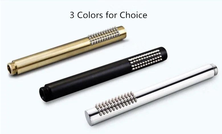 Bathroom Shower Set In Wall Brushed Gold Rainfall Shower Mixer, Cold & Hot Brass Bath and Shower Mixer Tap Brass Bathroom Faucet