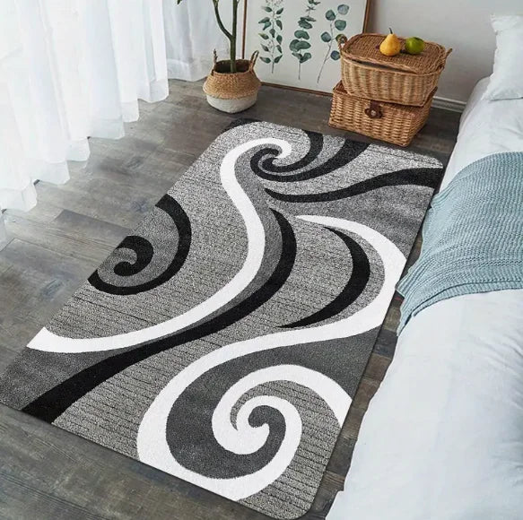 Modern Living Room Floor Mat Simple Lines Printed Soft Bedrooms Suitable for Living Rooms Terraces Offices Kitchen Floors decor