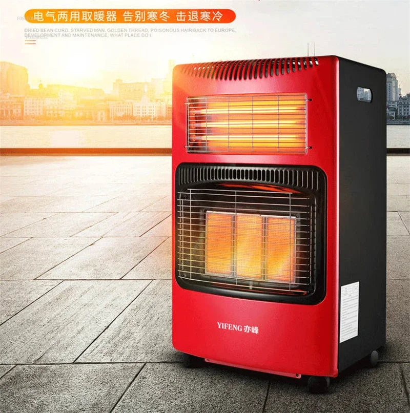 Outdoor Patio Heaters Energy-saving Gas Heater Household Fast-heating Oven Multi-functional Indoor Natural Gas Liquefied Gas