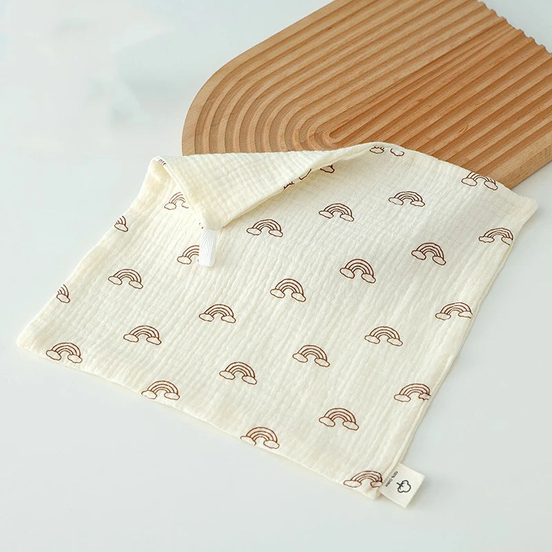 1/5pc Baby Face Towel Newborn Cotton Items Muslin Baby Bibs Handkerchief Towels Soft Saliva Towel Feeding Burp Cloths Facecloth