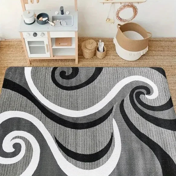 Modern Living Room Floor Mat Simple Lines Printed Soft Bedrooms Suitable for Living Rooms Terraces Offices Kitchen Floors decor
