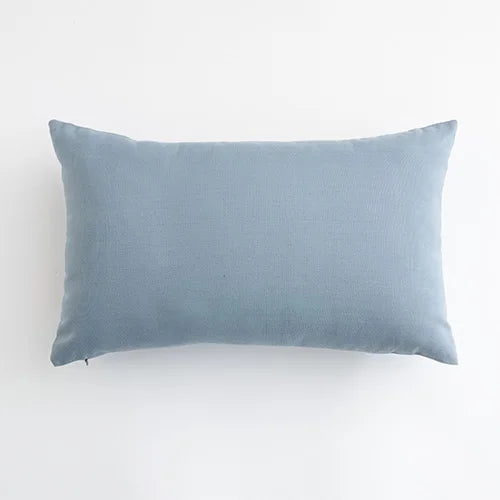 LEEJOOM Light Blue Baby Blue Pillow Covers Plaid Home Decorative Sofa Cushion Cover 30x50cm/45x45cm 1PC