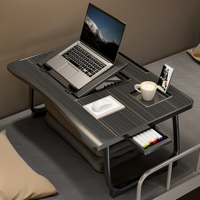 Laptop Bed Table, Foldable Lap Table Tablet Stand Laptop Bed Tray Table, Portable Lap Table With Foldable Legs For Working, Read