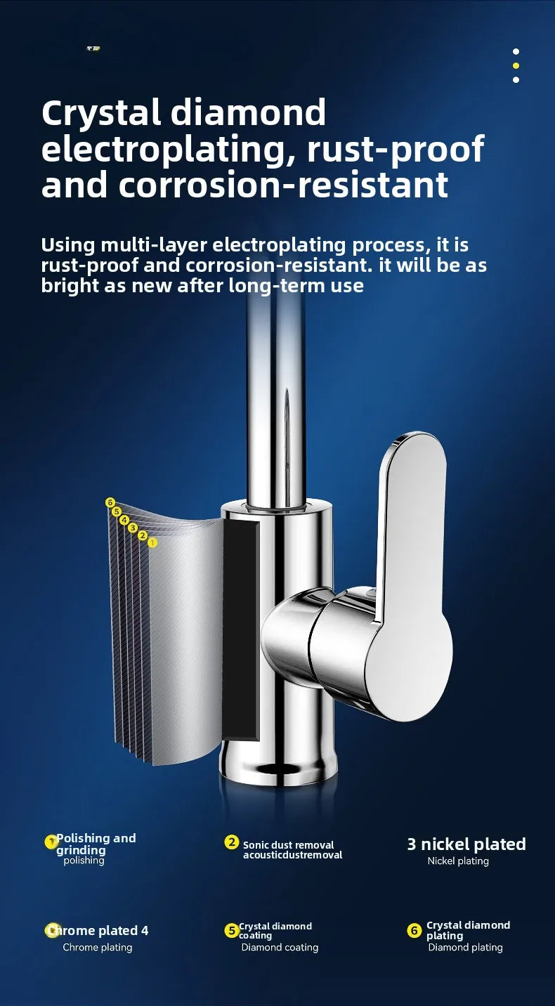 Bathroom faucet washbasin for home hot and cold water two-in-one washbasin washbasin