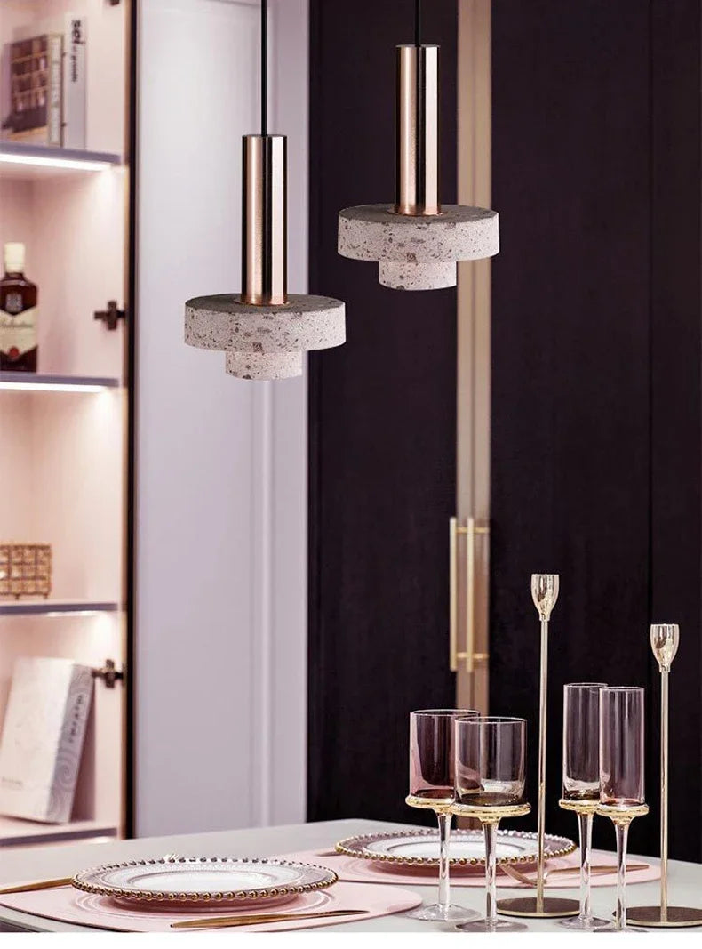 Nordic Bedroom Bed Modern Simple Intelligent Marble Living Room Light Luxury Creative Led Bar Restaurant Chandelier