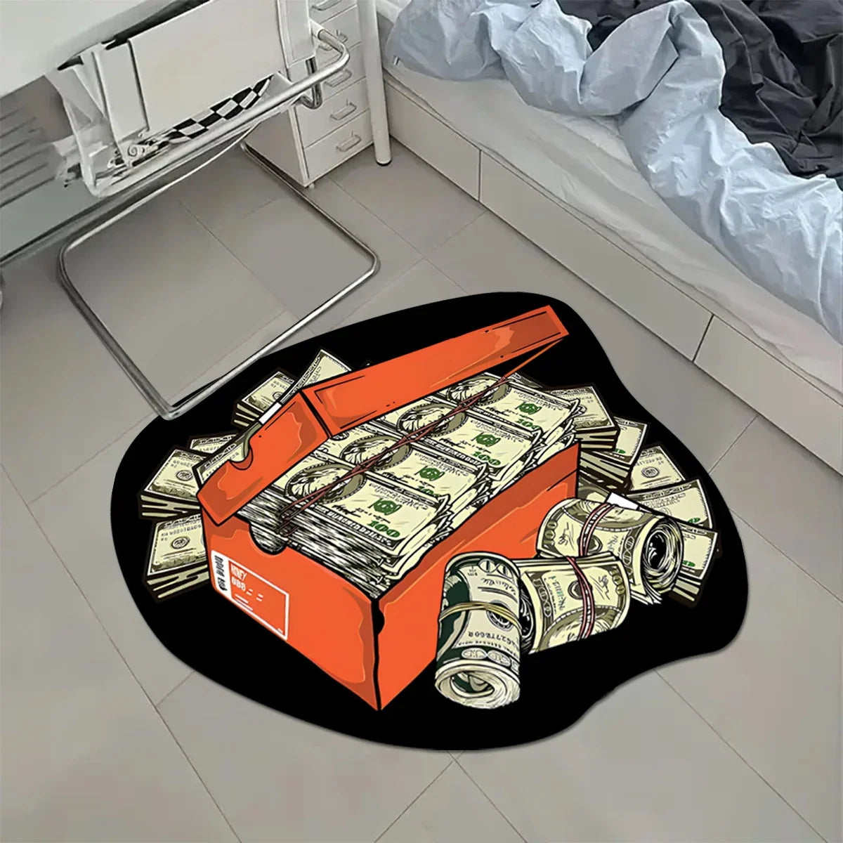 Bedroom Rug Shoe Mat Creative Shoe Box Living Room Mats Fashion Lounge Trend Decor Entrance Sneakers Carpet Alfombra Habitación