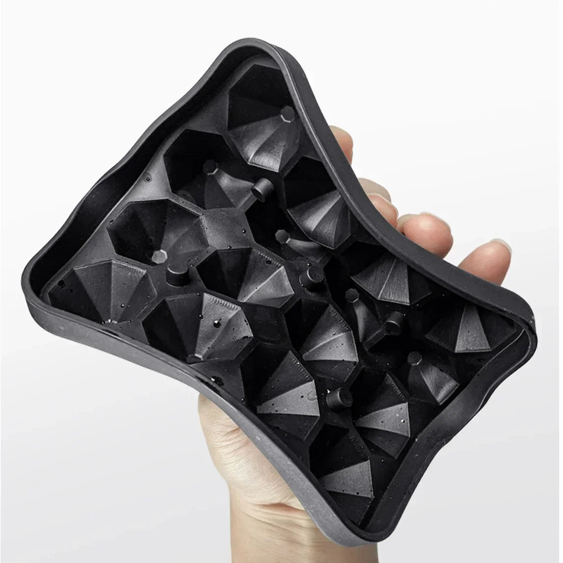 16 Grid Diamond Ice Tray Mold Box