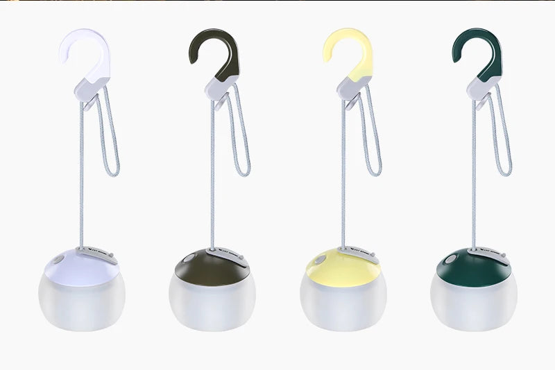 WEST BIKING Camping Tent Hanging Light Portable Camping Lanterns USB Rechargeable Led Light Camp Lamp for Outdoor Emergency