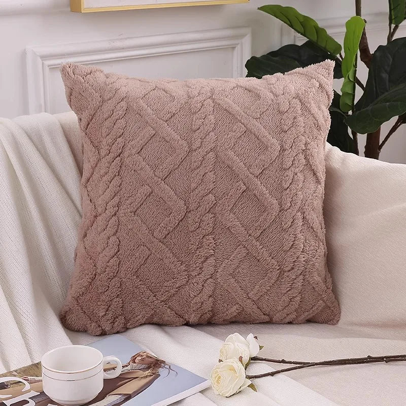 Kitinjoy Throw Pillow Covers 40x40 For Sofa Decro Soft Plush Cushion Covers 50x50cm Home And Decoration Luxury Throw Pillow Case