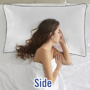 Cooling Bed Pillows, Luxury 3D Microfiber, Breathable Cover for Side, Back & Stomach Sleepers, Reduces Neck Pain, Pack of 4