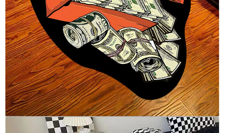 Bedroom Rug Shoe Mat Creative Shoe Box Living Room Mats Fashion Lounge Trend Decor Entrance Sneakers Carpet Alfombra Habitación