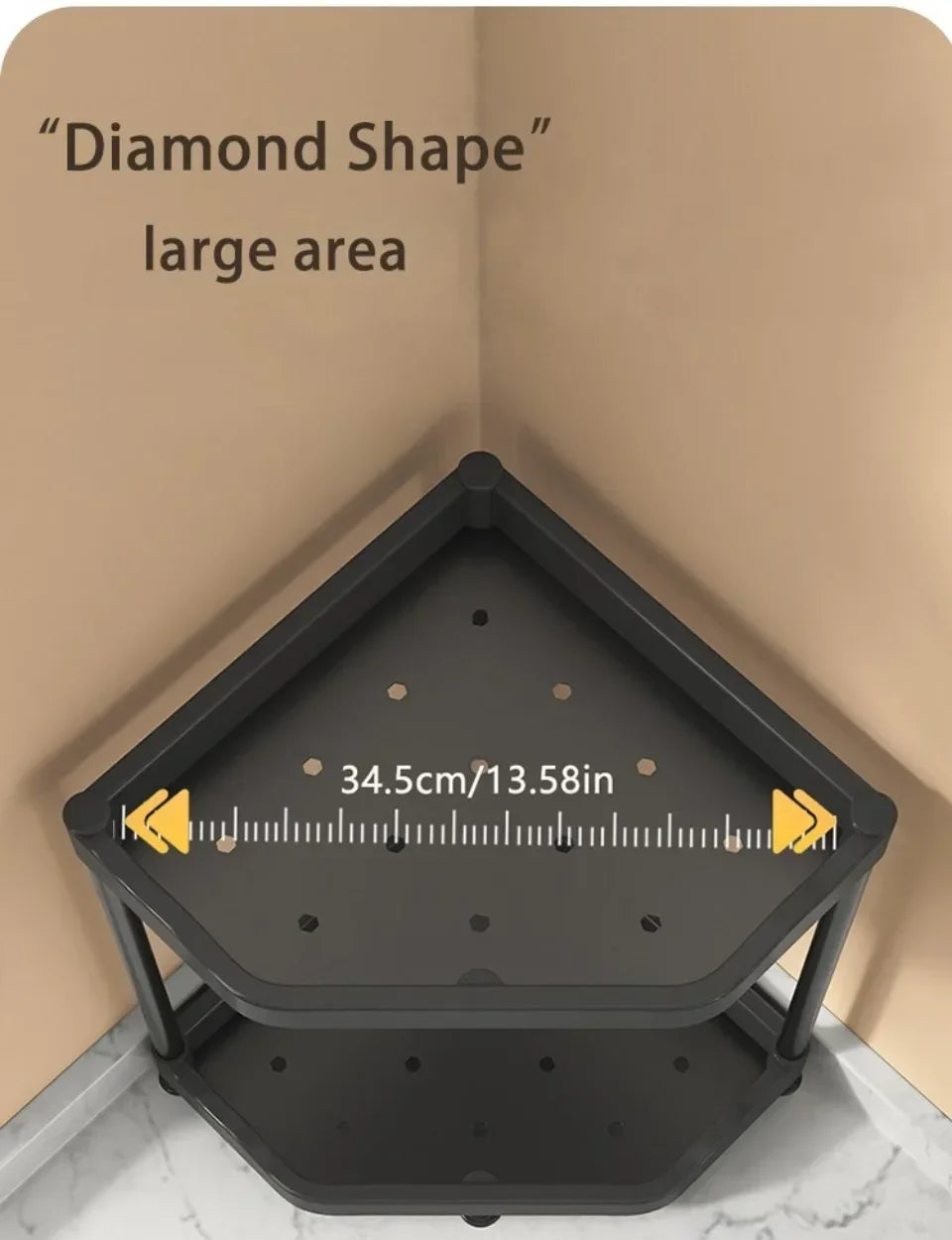 Kitchen Seasoning Shelf Spice Countertop Corner Stands Multi-layer Storage Easy To Clean High-quality Steel Plate Kitchen Shelf