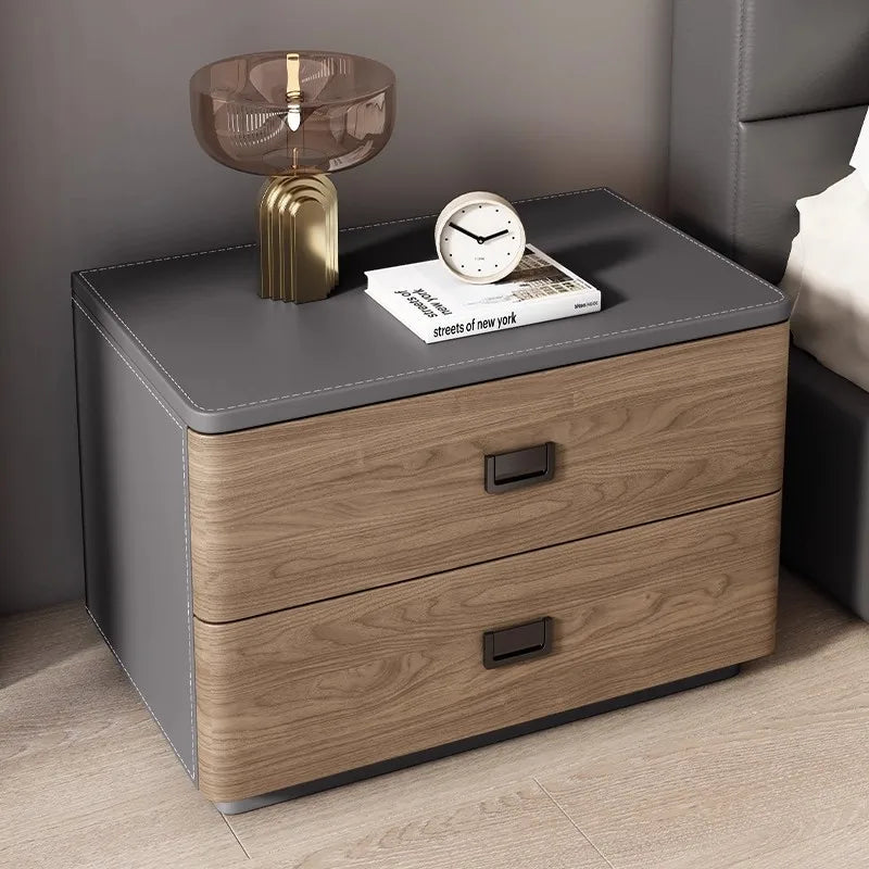 Bedroom Storage Bedside Table Italian Style Space Saving Bedside Tables Aesthetic Modern Mesitas De Noche Home Furniture