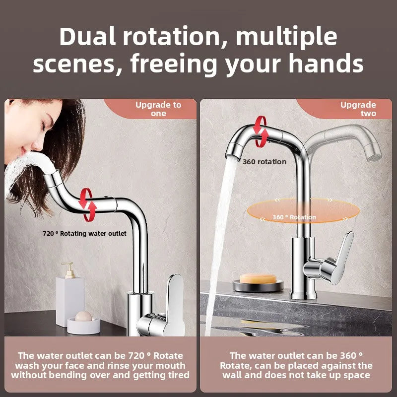 Bathroom faucet washbasin for home hot and cold water two-in-one washbasin washbasin