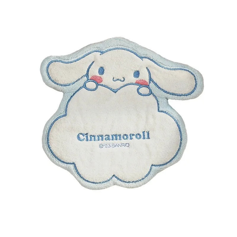 Miniso Cute Embroidered Hand Wipes, Handkerchiefs, Washcloths, Coral Velvet Super Absorbent and Quick Drying