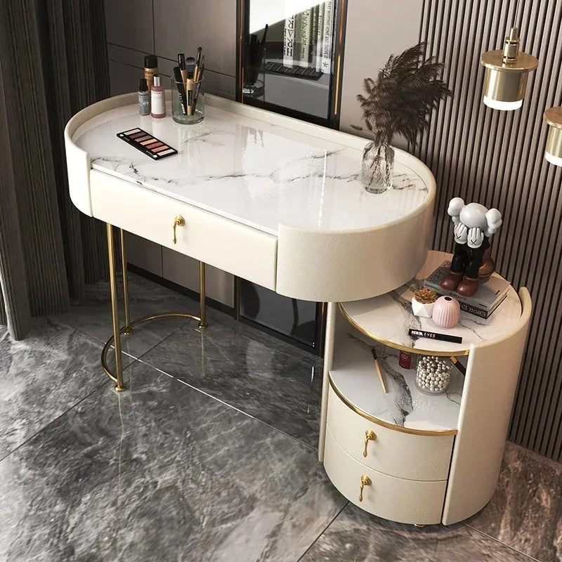 Bedroom Luxury Vanity Table Beauty Storage Fashion Girls Vanity Table Modern Multifunctional Tocador Maquillaje Furniture