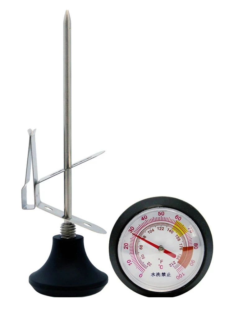 Stainless Steel Coffee Temperature Meter Probe 0~100℃ Thermometer for Coffee Pot Milk Frothing Jug Cafe Kitchen Measuring Tools