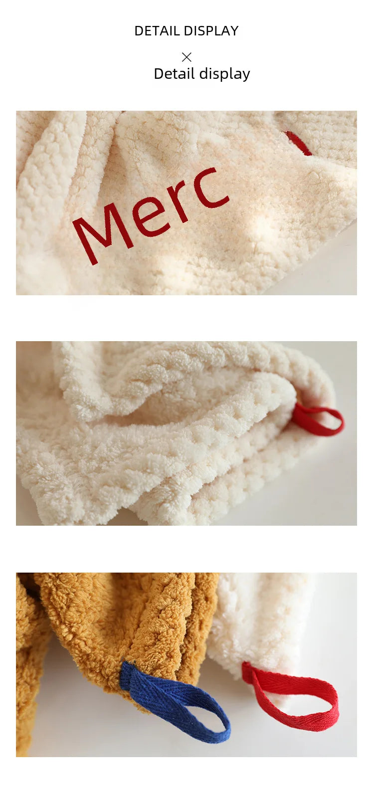 Hand Towel Embroidered Letter Soft Absorbent Bathroom Kitchen Cleaning Cloth Small Square Towel Hair Drying Wholesale Price