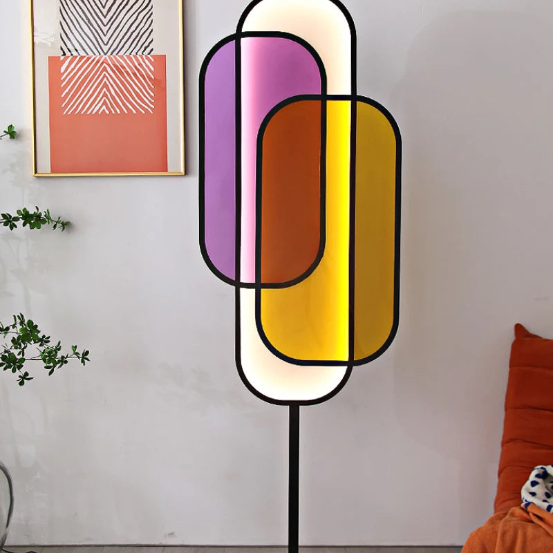 Model Room Color Floor Lamp Ambience Light Lamp in the Living Room Study Lamp Decorative Sales Office Lamps