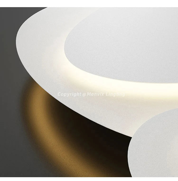 Living Room Ceiling lamp For Bedroom Dining Indoor Lighting Fixtures Milk White Wind Luminaria Home decor led light fixture lamp