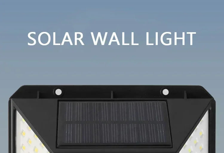 LED Solar Lights Outdoor Waterproof External Solar Lamp Motion Sensor Garden Lights Solar Power Sunlight Yard Wall Street Light