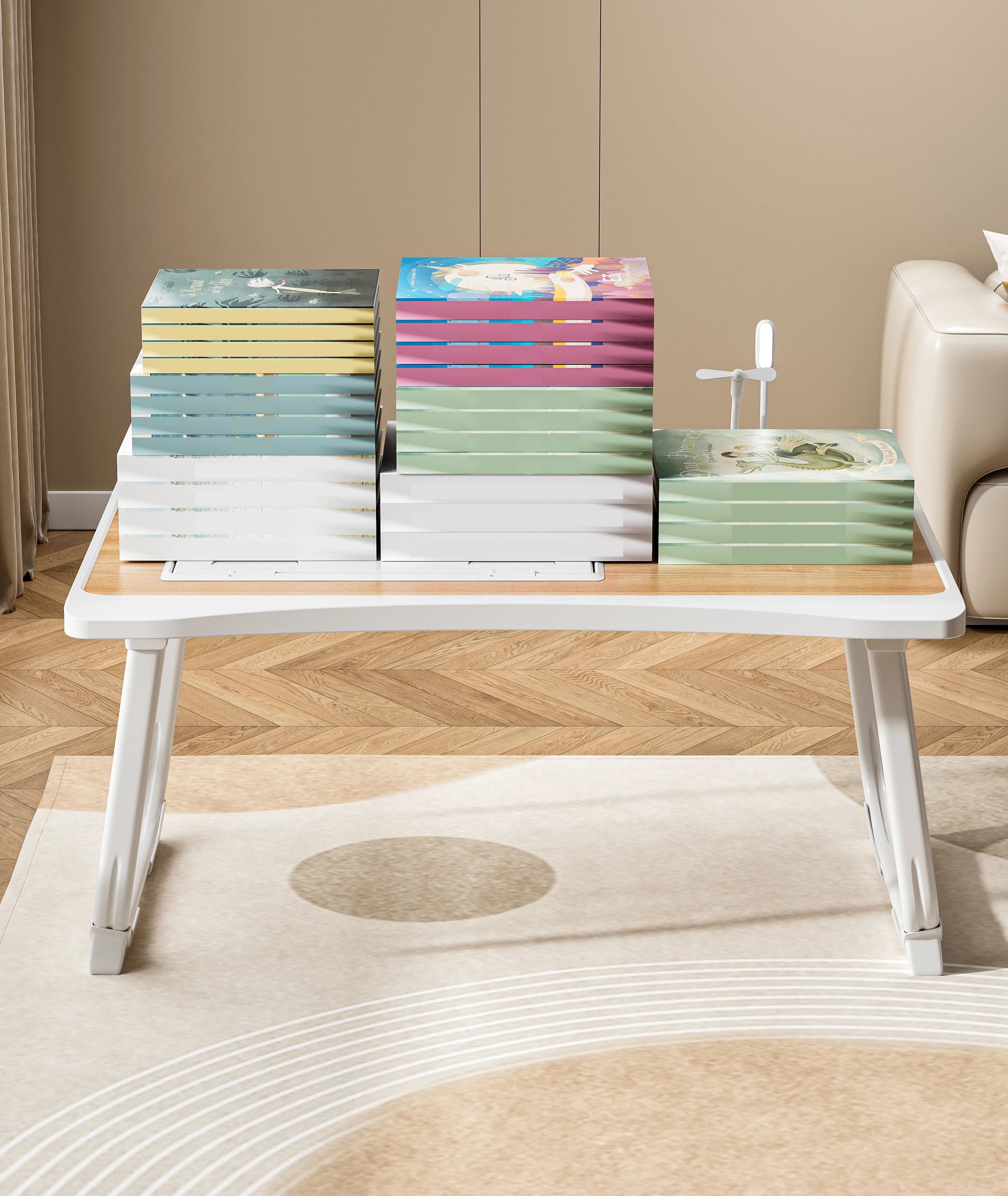 Laptop Bed Table, Foldable Lap Table Tablet Stand Laptop Bed Tray Table, Portable Lap Table With Foldable Legs For Working, Read