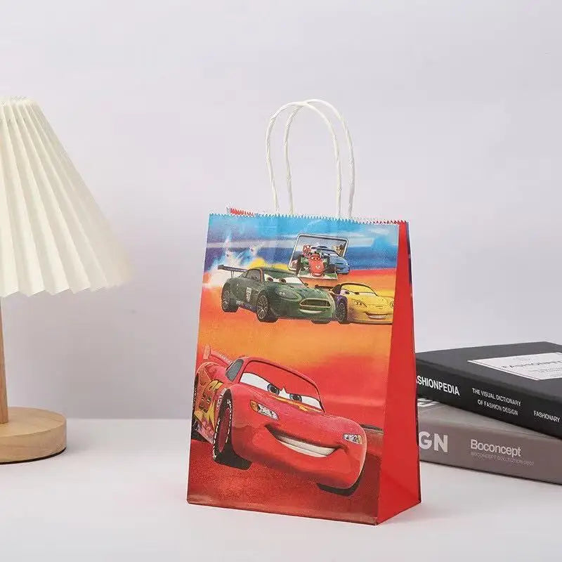 New Lightning McQueen Car Party Supplies Disposable Tableware Paper Plate Party Favors for Kids Birthday Party Decor Baby Shower