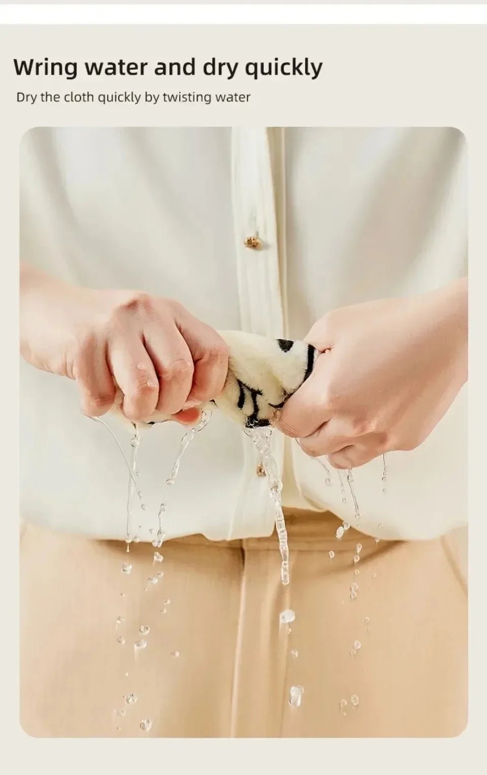 Hanging Hand Towel Home Coral Fleece Hands Towel Kitchen Hanging Washcloth Double-layer Thickened Speed Absorbent Handkerchief