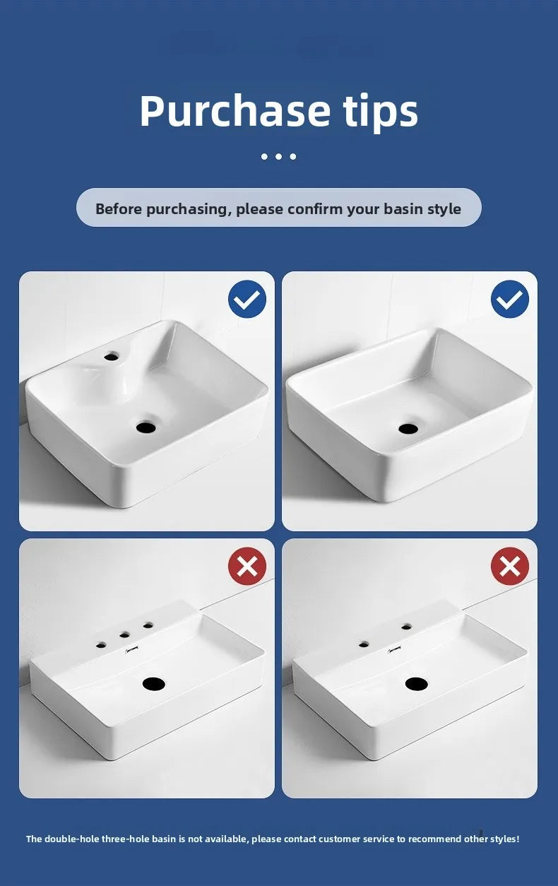 Bathroom faucet washbasin for home hot and cold water two-in-one washbasin washbasin