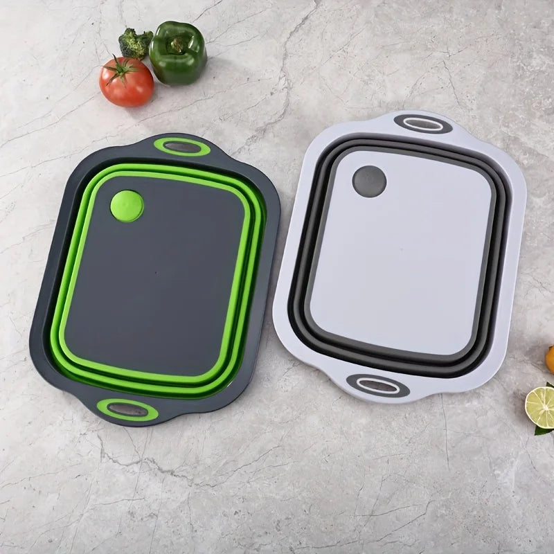 1pc Portable space saving basin with built-in sink and storage function - perfect for outdoor camping, travel, and home use