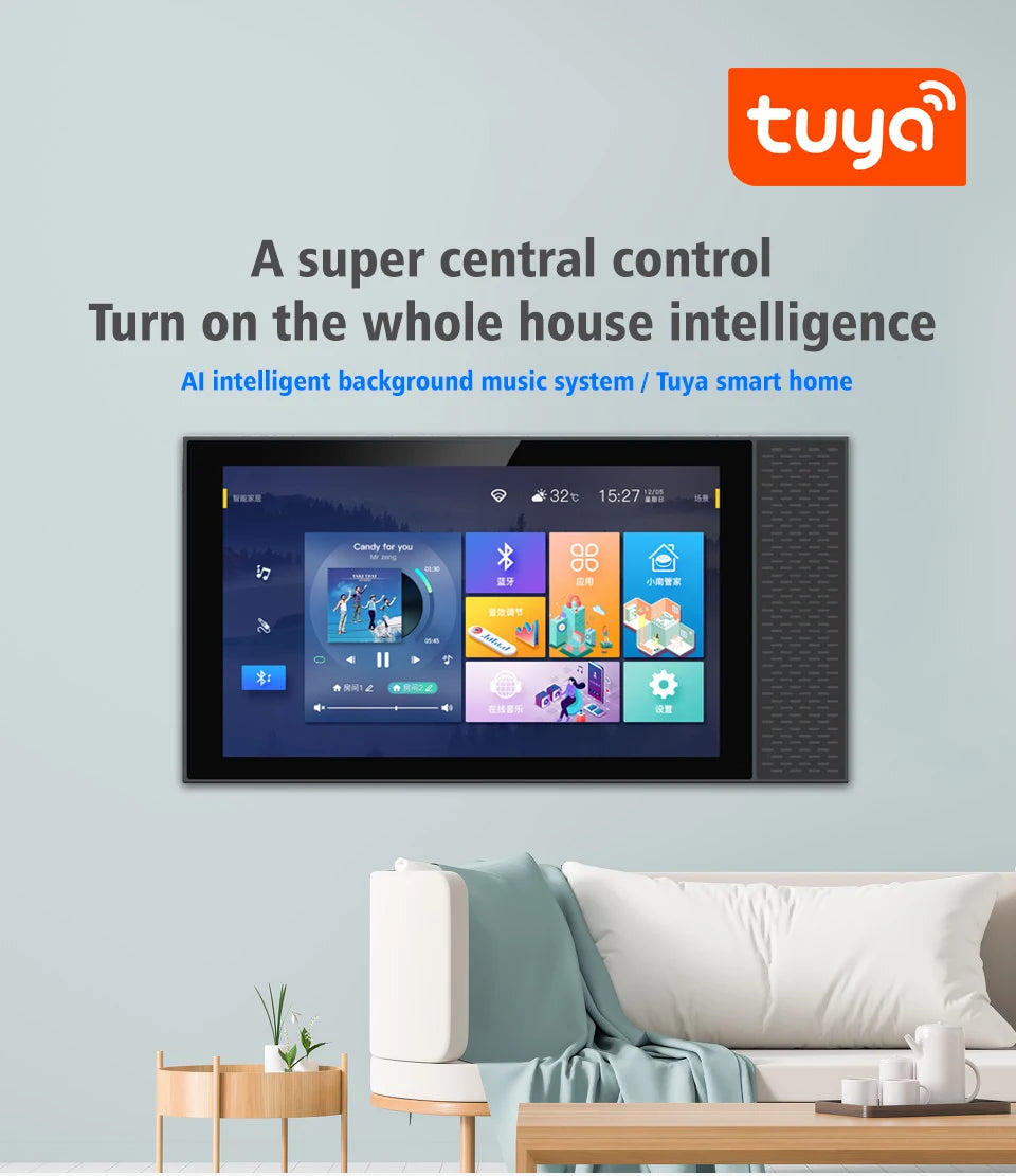 Tuya Smart Home Control Panel Controls All Tuya Smart Products Such As Home Smart Speakers and Lights Smart Home Automation