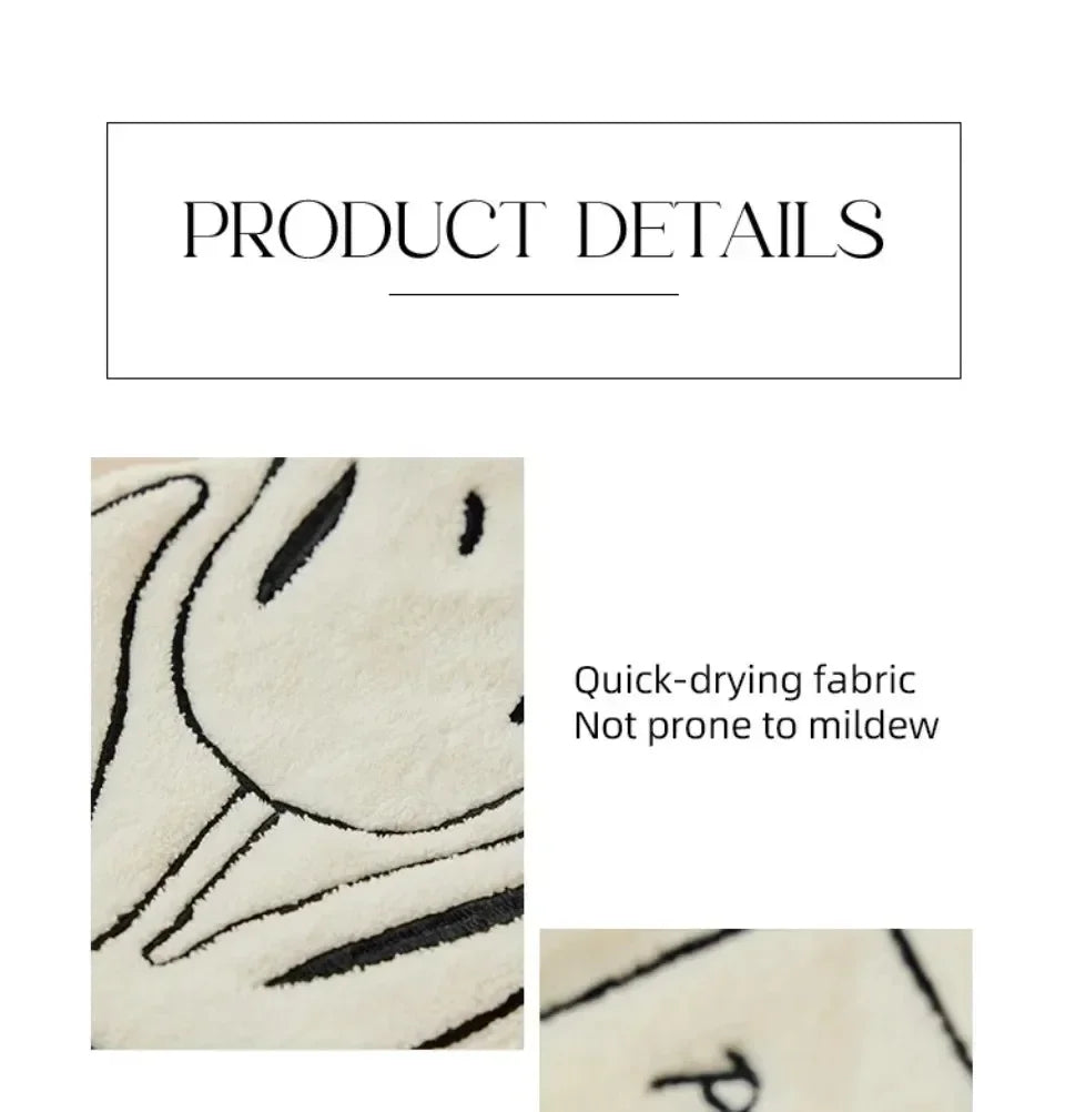 Hanging Hand Towel Home Coral Fleece Hands Towel Kitchen Hanging Washcloth Double-layer Thickened Speed Absorbent Handkerchief