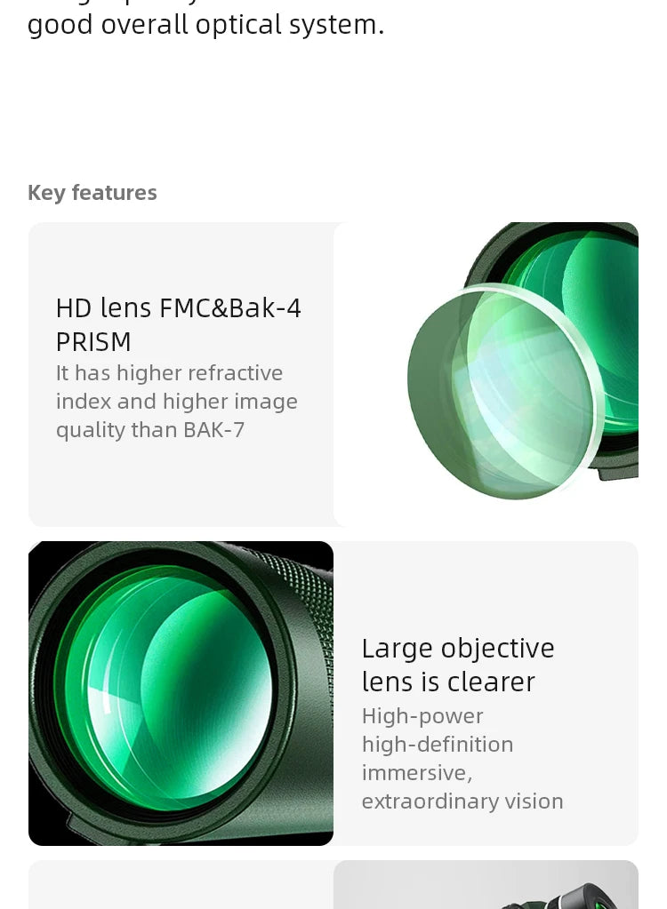 Portable Zoom HD 5000M Telescope Folding Long Distance Mini Powerful Telescope