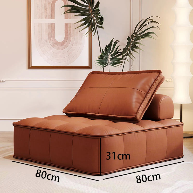 Single Living Room Sofa Modern Luxury Lounger Module Sofa Comfortable Sectional Nordic One-person Lazy Sofas Room Furniture