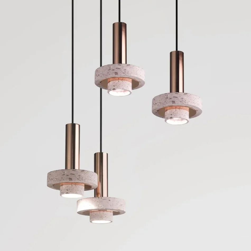 Nordic Bedroom Bed Modern Simple Intelligent Marble Living Room Light Luxury Creative Led Bar Restaurant Chandelier