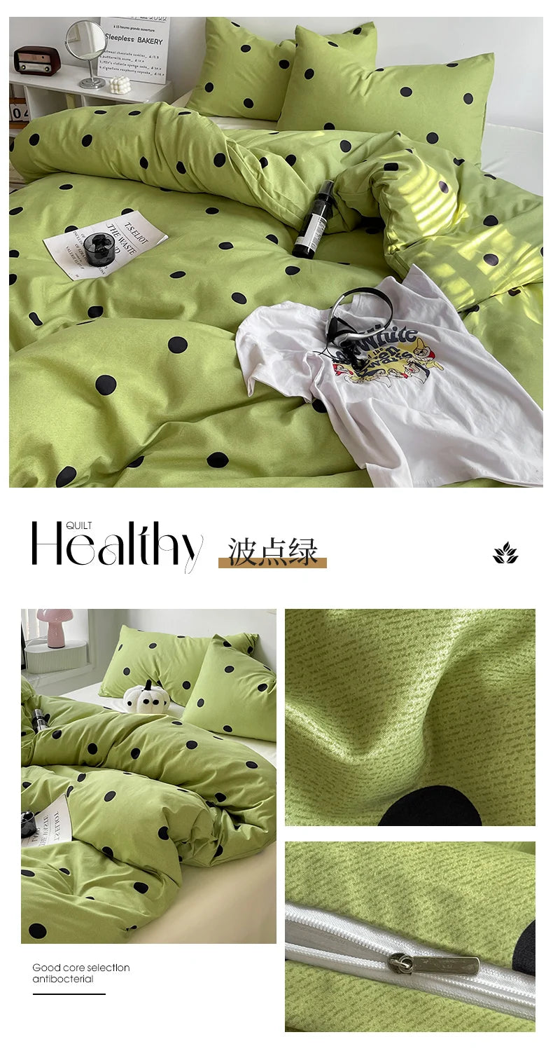 Stripe Bedding Comforter Set with Pillowcase bed sheet Single Full Size Bed Linen Duvet Cover Set Queen/King Double Single Bed