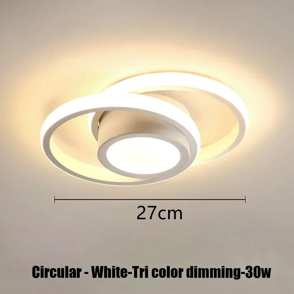 LED Strip Aisle Ceiling Lights Modern Minimalist Living Room Lamps For Balcony Entrance Staircase Home Decor Multiple shapes