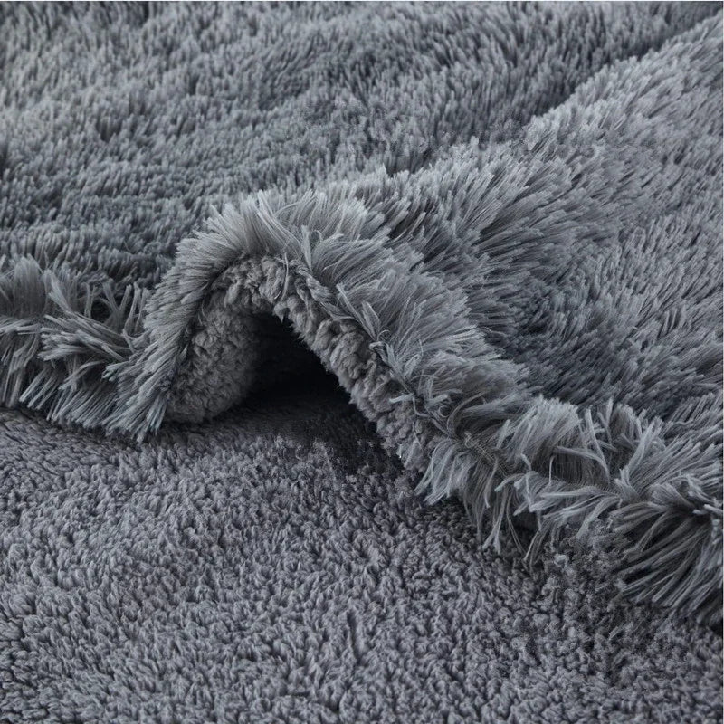 2025 New Luxury Rectangle Napping Blanket Waterproof Blankets for Couple, Throw Shaggy Warm Blankets Lovers Microfibre-Blanket