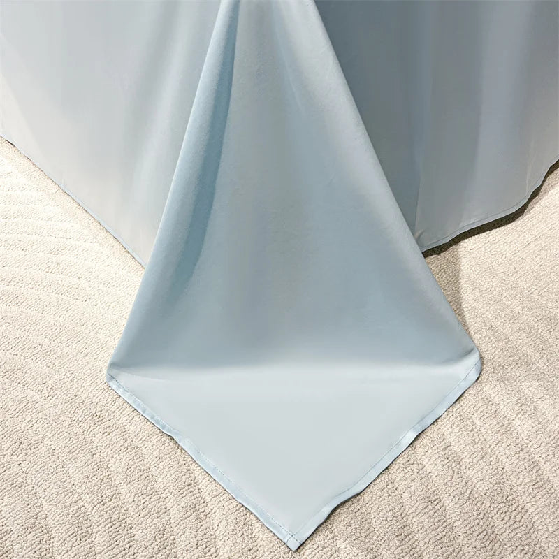 Svetanya Lyocell Cotton Bed Linens Bedding Set Sheet Pillowcase Blanket Cover Ru Queen King Size