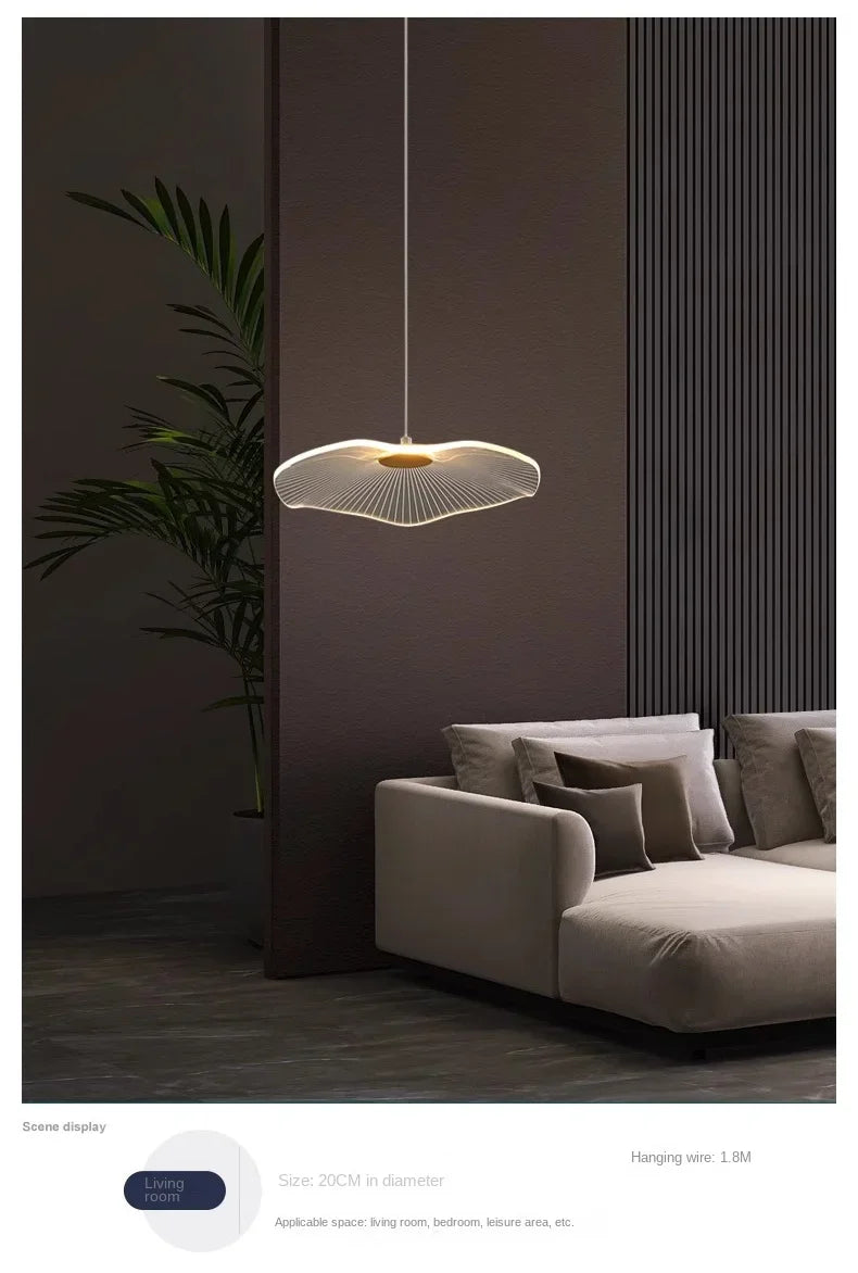 Bedroom Bedside Pendant Lamp, Indoor Lighting, Modern and Simple Nordic Living Room, Bedroom Sofa, Home Decoration, LED Lights