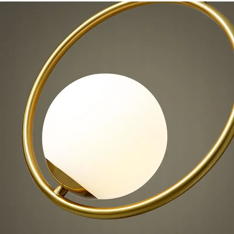 Nordic Bedside Bedroom Light Luxury Modern Simple Minimalist Restaurant Lamp Bar Long Line Single Head Gold Small Chandelier