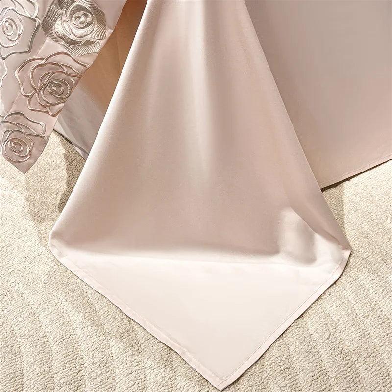 Svetanya Lyocell Cotton Bed Linens Bedding Set Sheet Pillowcase Blanket Cover Ru Queen King Size