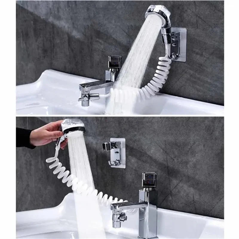Bathroom Shower Head Basin Water Tap External Shower Toilet Hold Filter Flexible Nozzle Suit Wash Hair House Artifact Shower